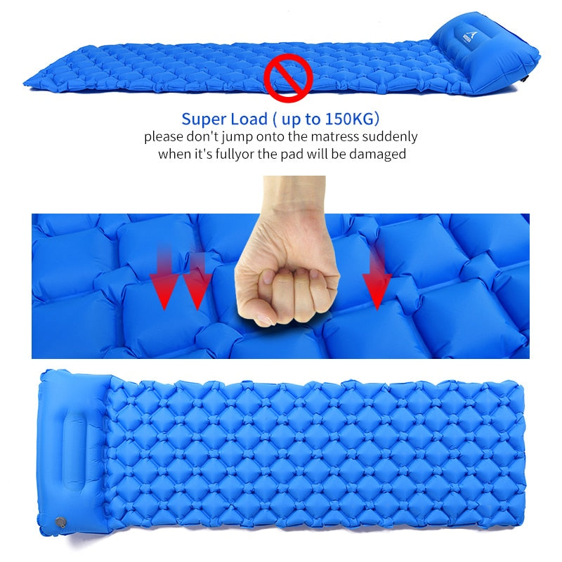 Widesea Camping Sleeping Pad Inflatable Air Mattresses