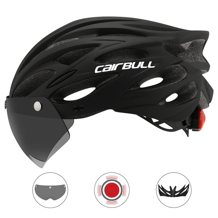 Integrally-Molded Bicycle Cycling Helmets