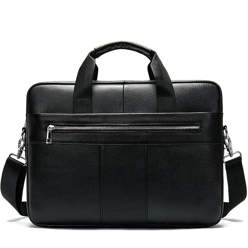 WESTAL Genuine Leather Messenger Bag