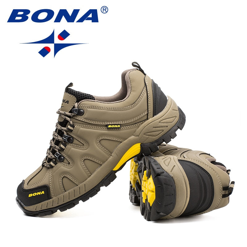 BONA Classic Style Men Hiking Shoes