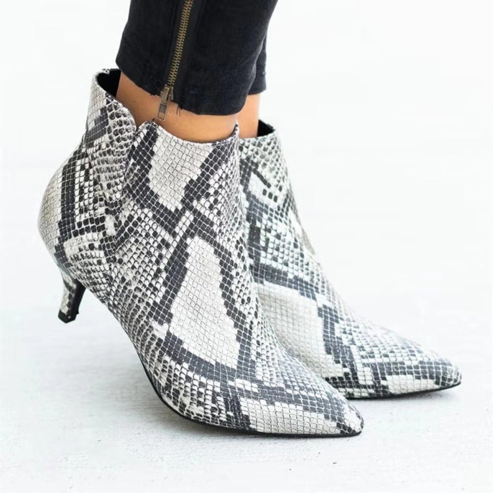 GAOKE Women's Suede Ankle Boots