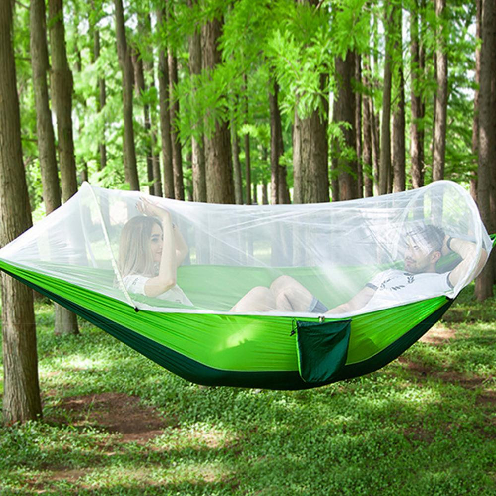 Portable Outdoor Camping Hammock with Mosquito Net