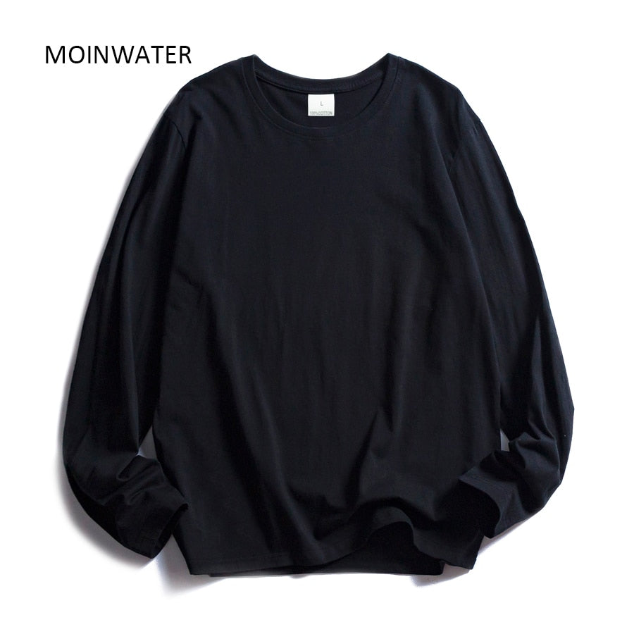 MOINWATER Women's White Cotton Tops