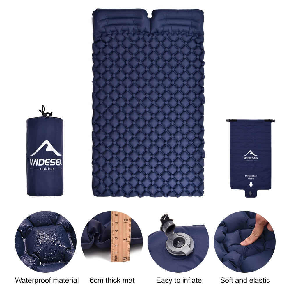 Widesea Double Inflatable Outdoor Sleeping Pad