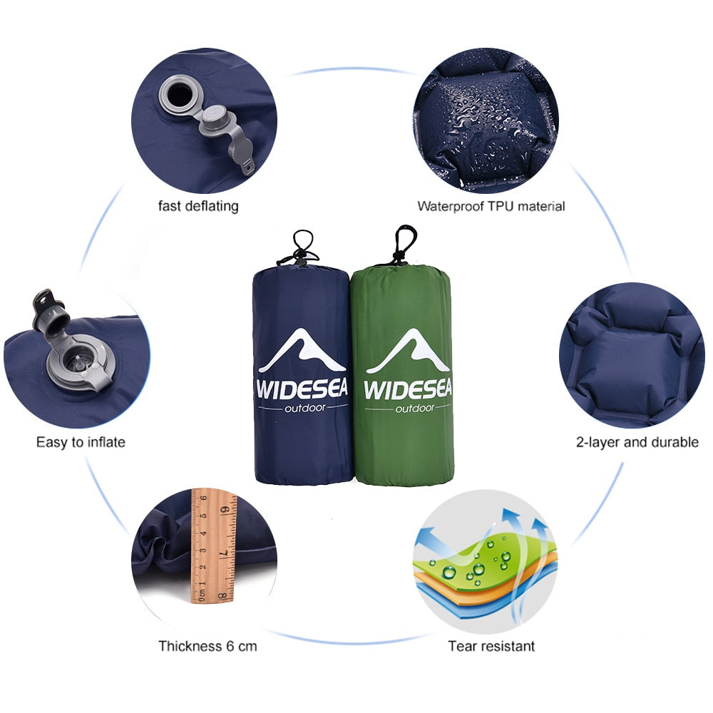 Widesea Double Inflatable Outdoor Sleeping Pad
