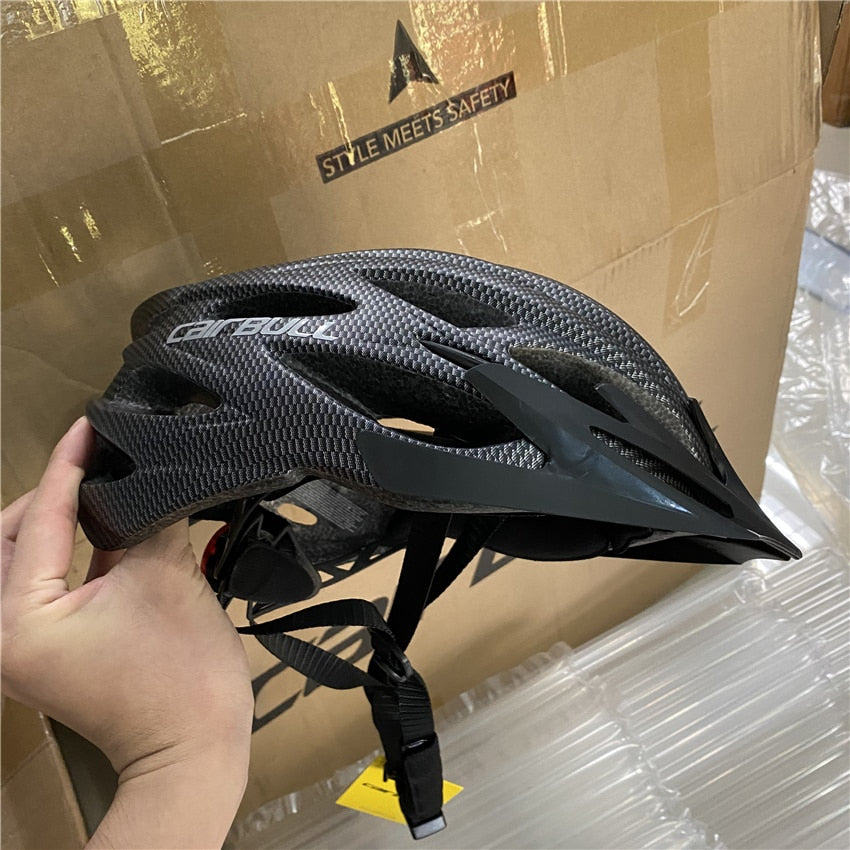 Integrally-Molded Bicycle Cycling Helmets