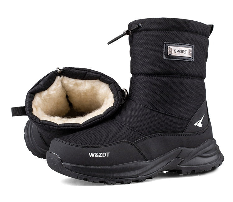 WOTTE Non-slip Thick Fur Winter Boots