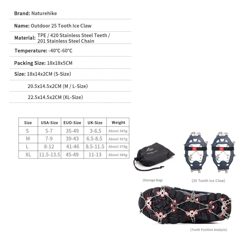 Naturehike Outdoor Mountaineering Snow Claw