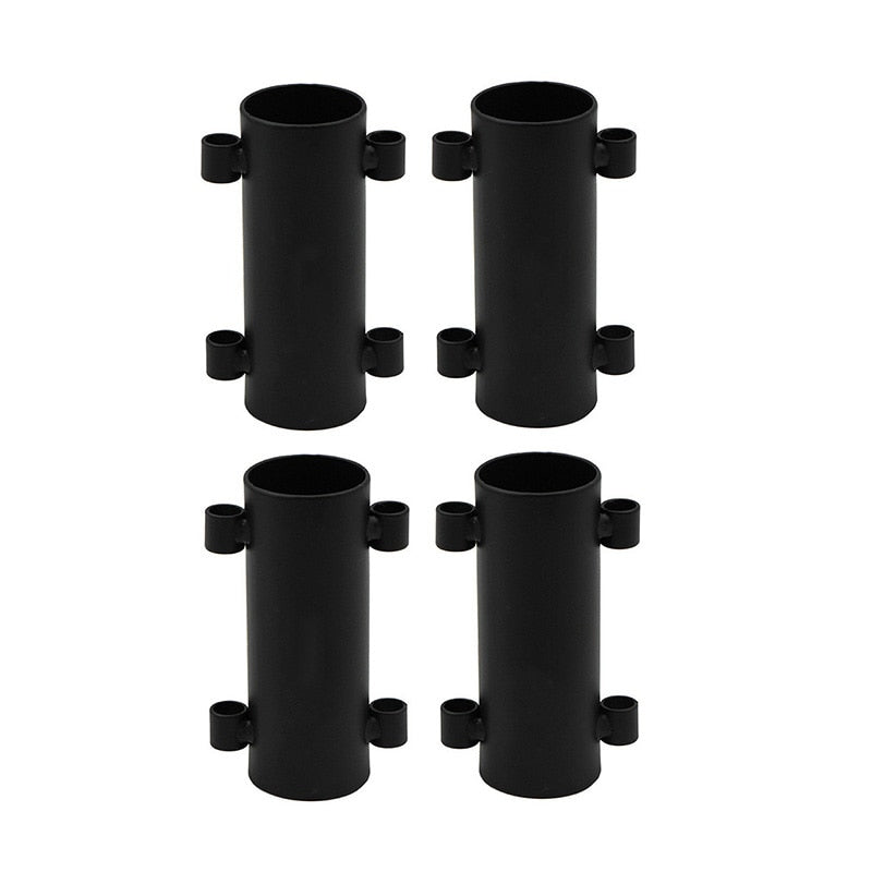 Awning Rod Holder Outdoor Camping Canopy Rod Iron Holder Fixed Tube Reinforced Windproof Tent Awning Pole Accessories