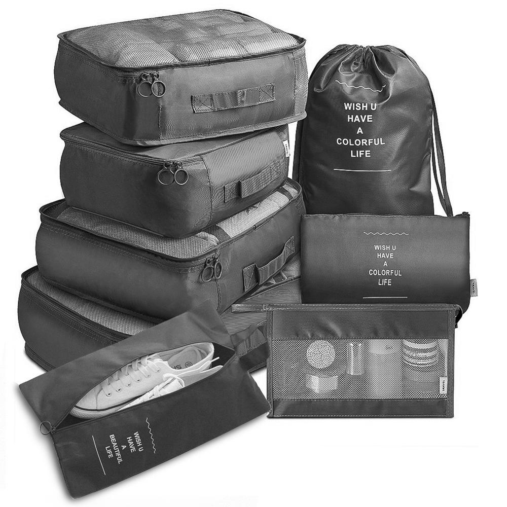 8-Piece Travel Packing Cube