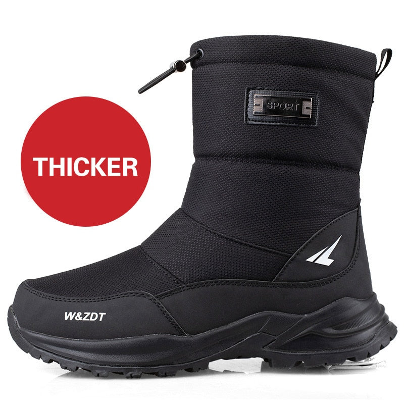 WOTTE Non-slip Thick Fur Winter Boots