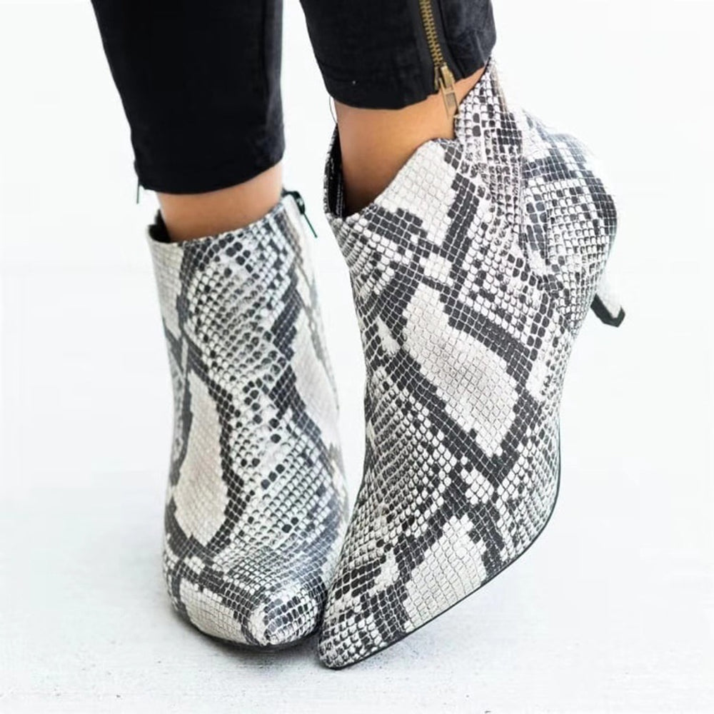 GAOKE Women's Suede Ankle Boots