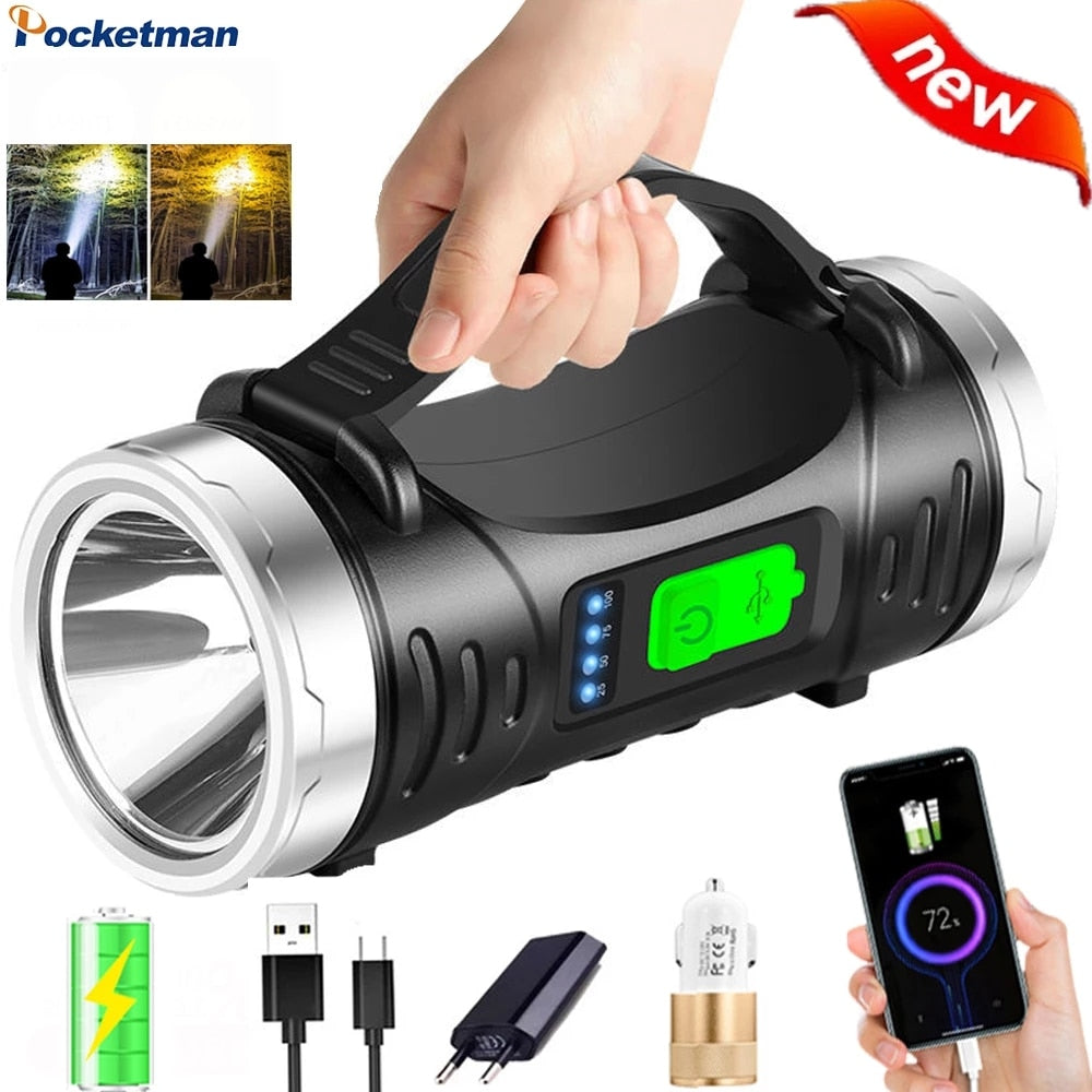Pocketman Torch Long Use Waterproof Searchlight