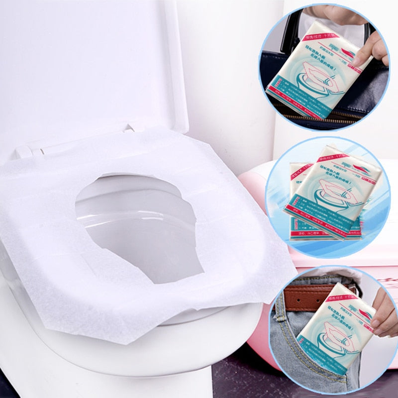 10 Packs Disposable Toilet Seat Protector