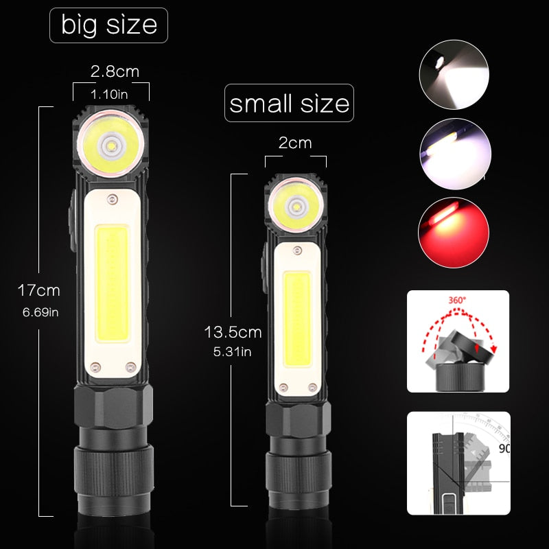 Pocketman High Lume Hands Free Tactical LED Flashlight