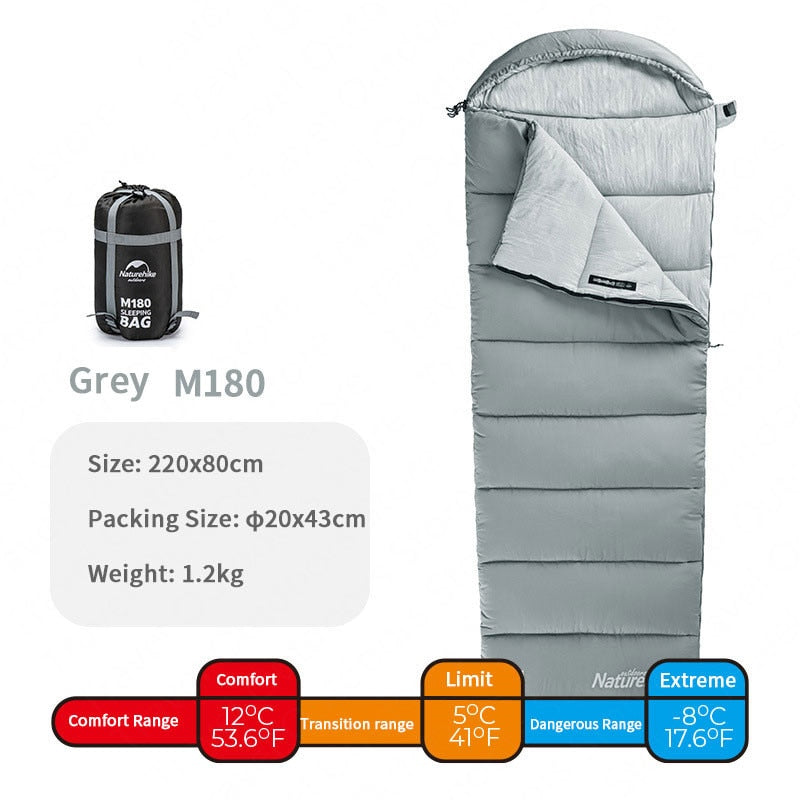 Naturehike  Envelope Hooded Cotton Sleeping Bag