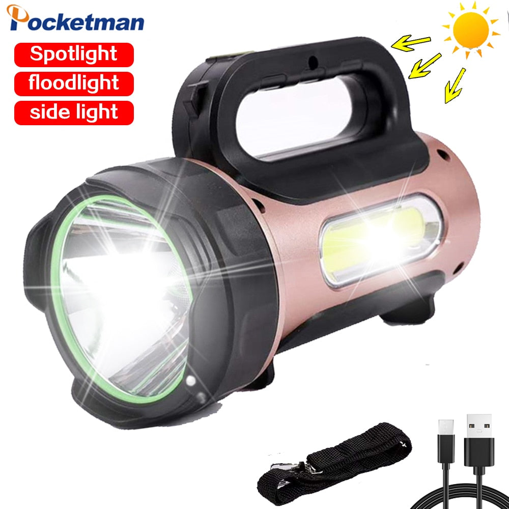 Pocketman 300W Handheld Portable Solar Searchlight