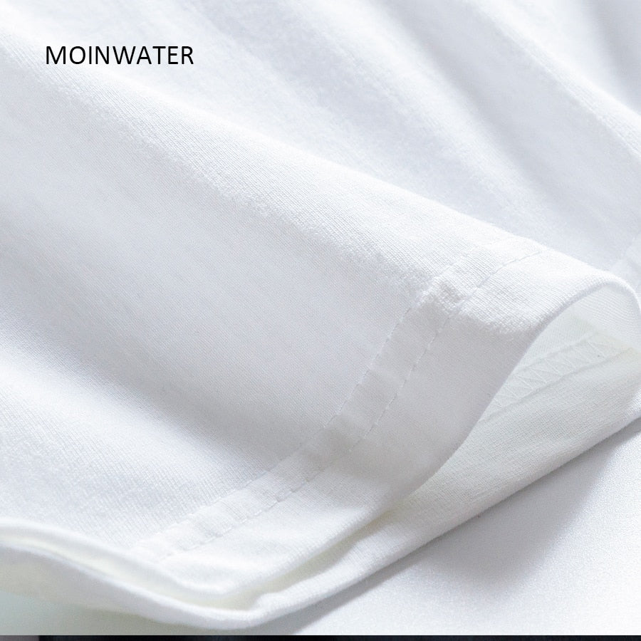 MOINWATER Women's White Cotton Tops