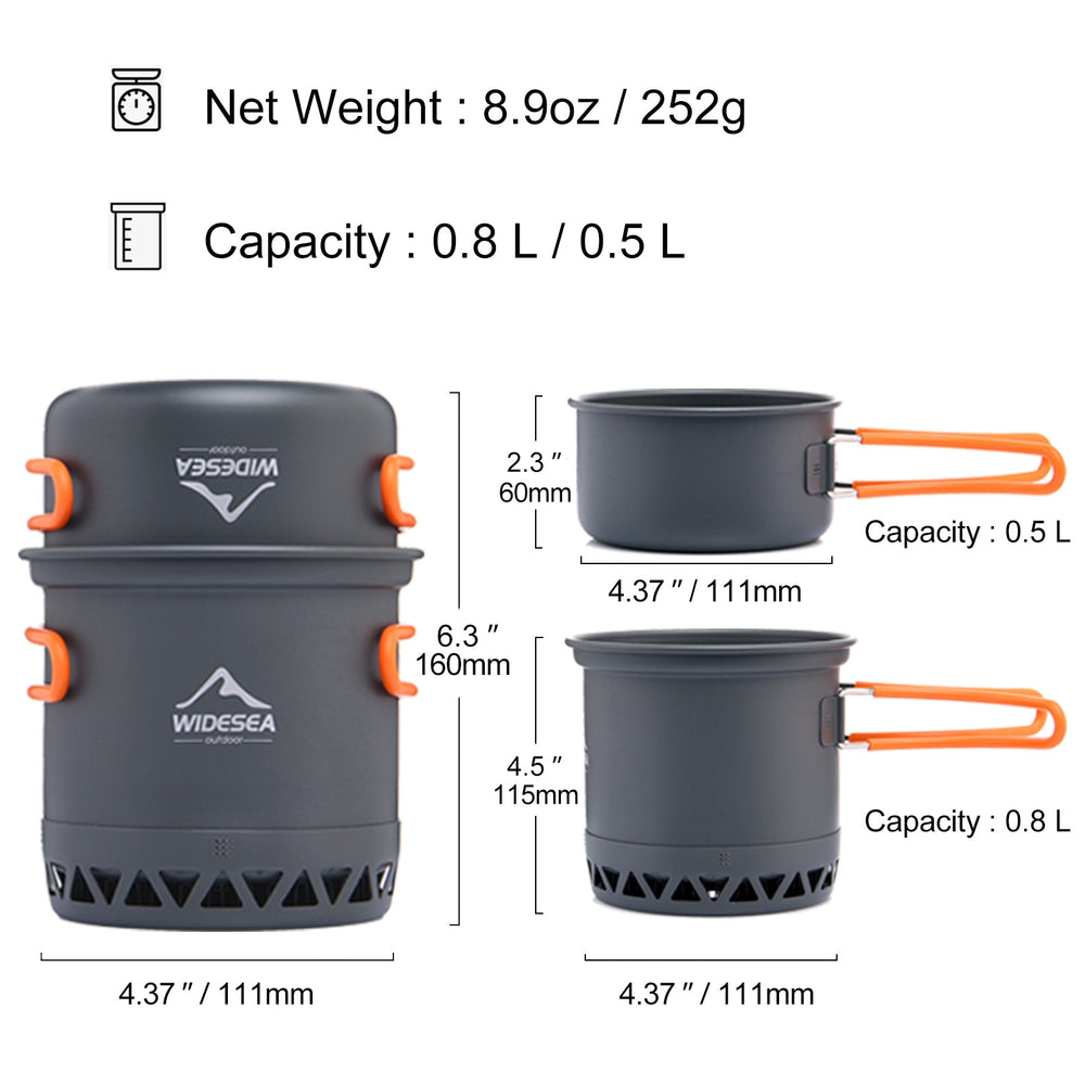 Widesea Outdoor Camping Cooking Set