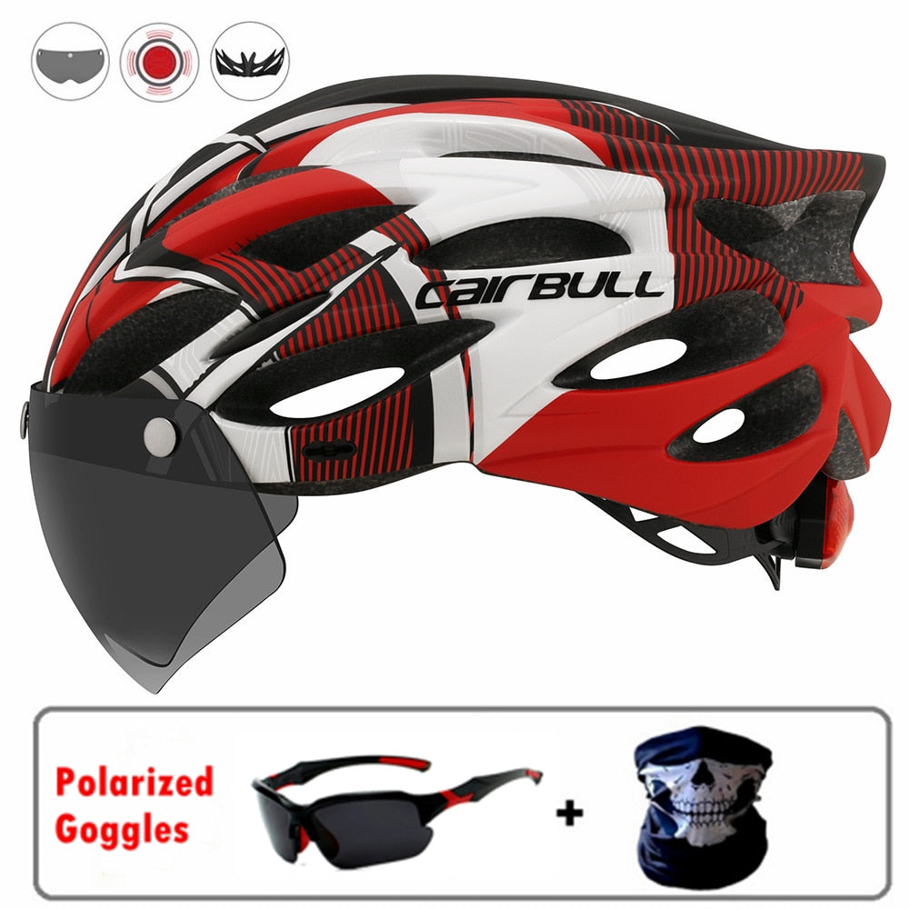 Integrally-Molded Bicycle Cycling Helmets