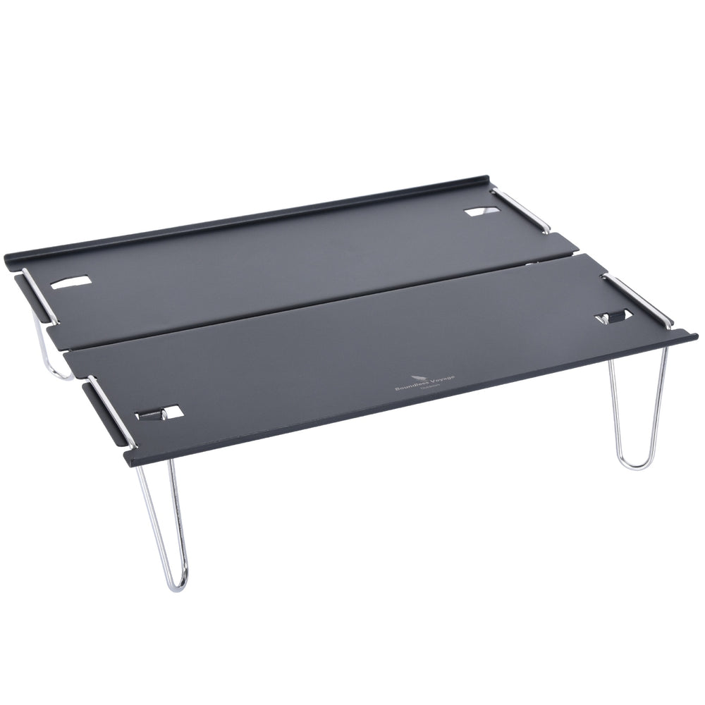 Boundless Voyage Camping Table Lightweight Hard-Topped Folding Table Aluminium Alloy Mini Table with Carry Bag BVT01