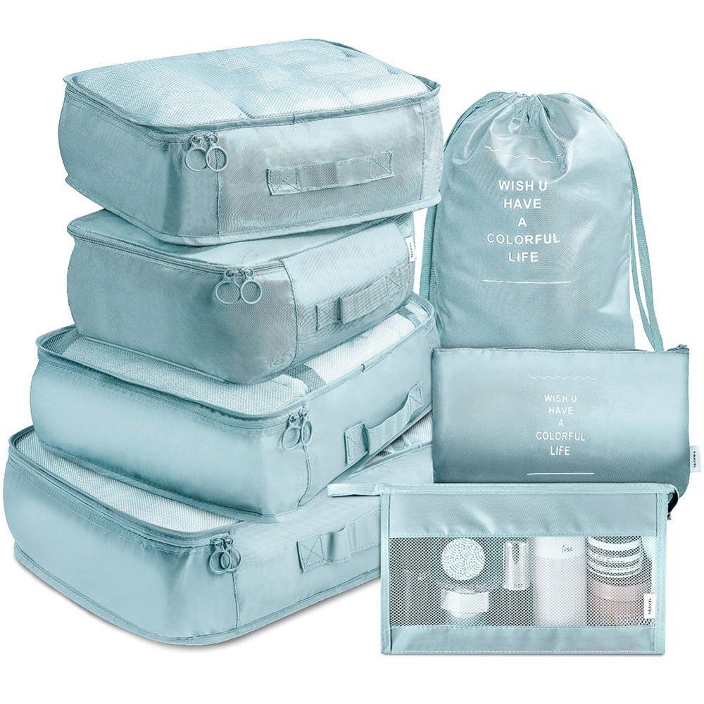 RUPUTIN 7-Piece Set Travel Organizer Cubes