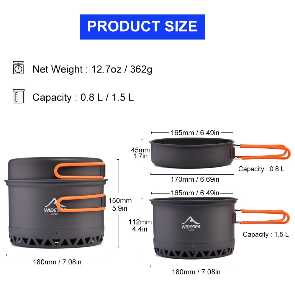Widesea Outdoor Camping Cooking Set