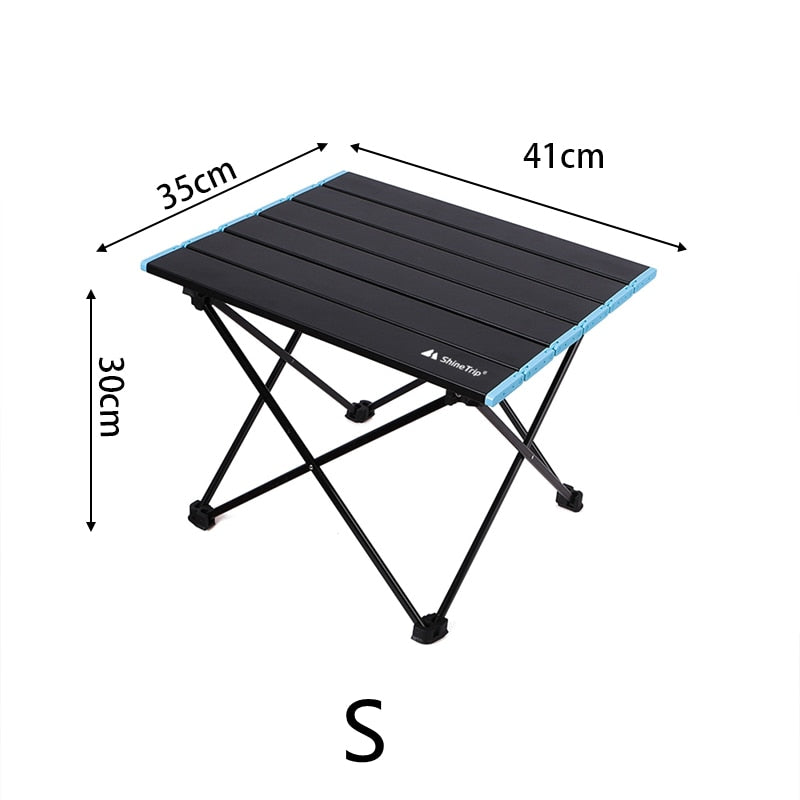 Shine Trip Ultralight Portable Outdoor Folding Table Large Space Oxford Cloth Camping Storage Bag for Garden Party Picnic BBQ