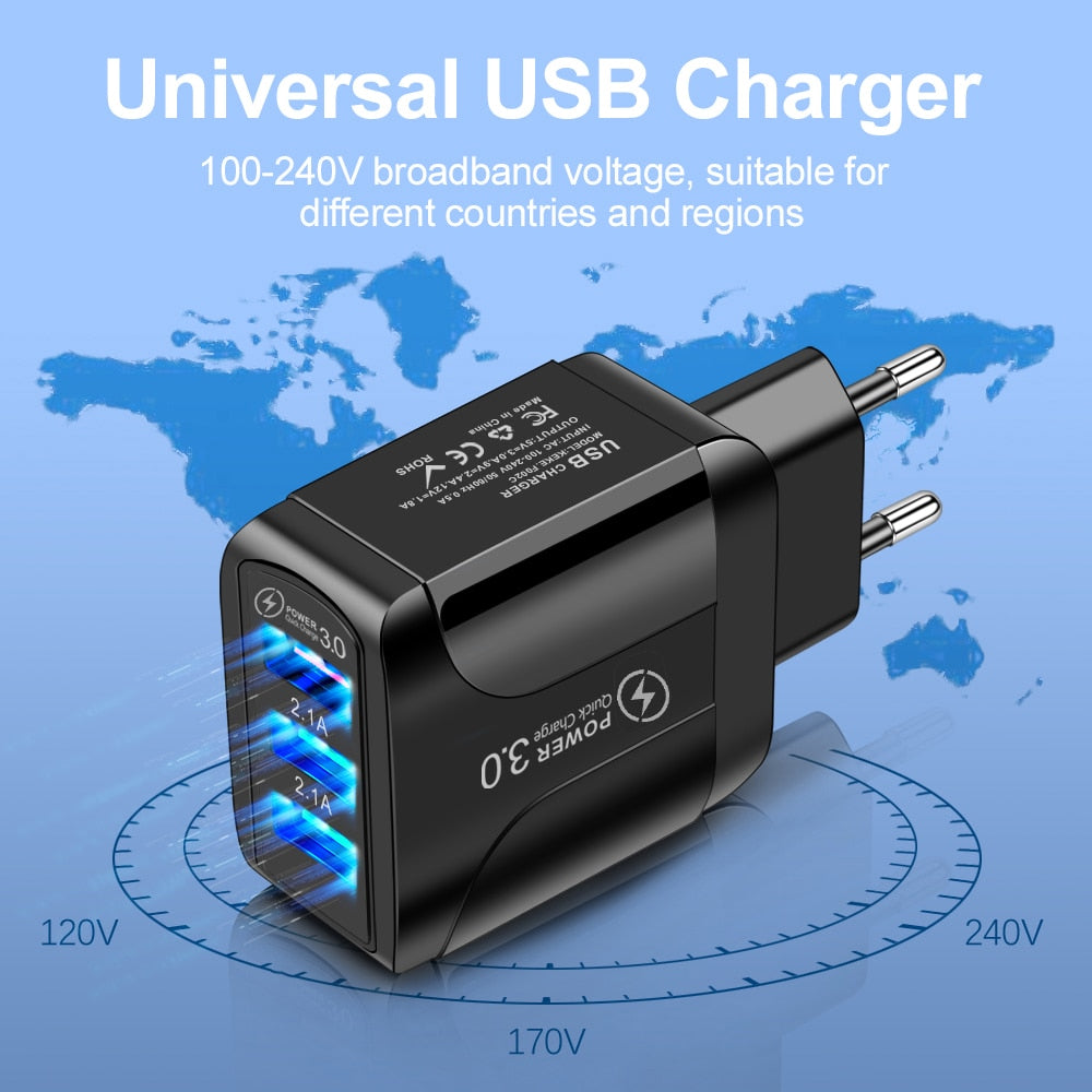 Quick Charge 3.0 USB Charger Adapter