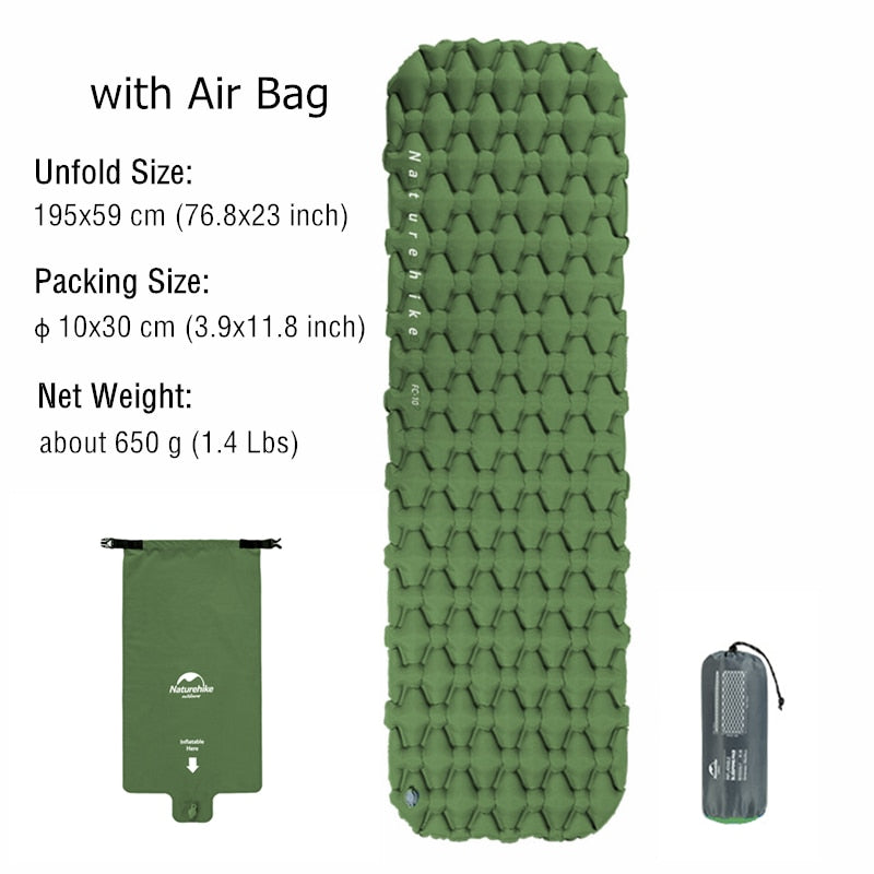 Naturehike Inflatable Ultralight Waterproof Camping Mat