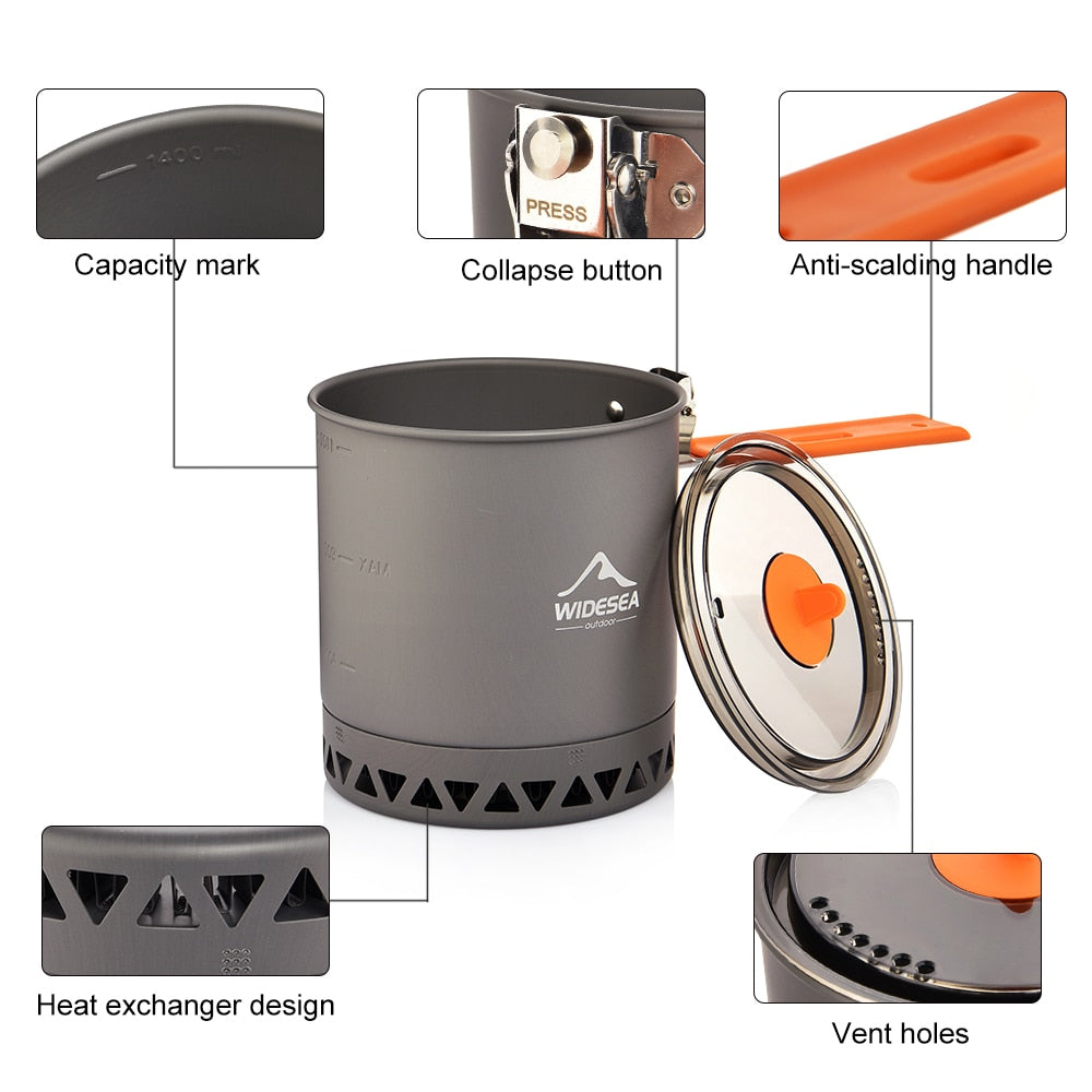 Widesea Camping Cookware Equipment