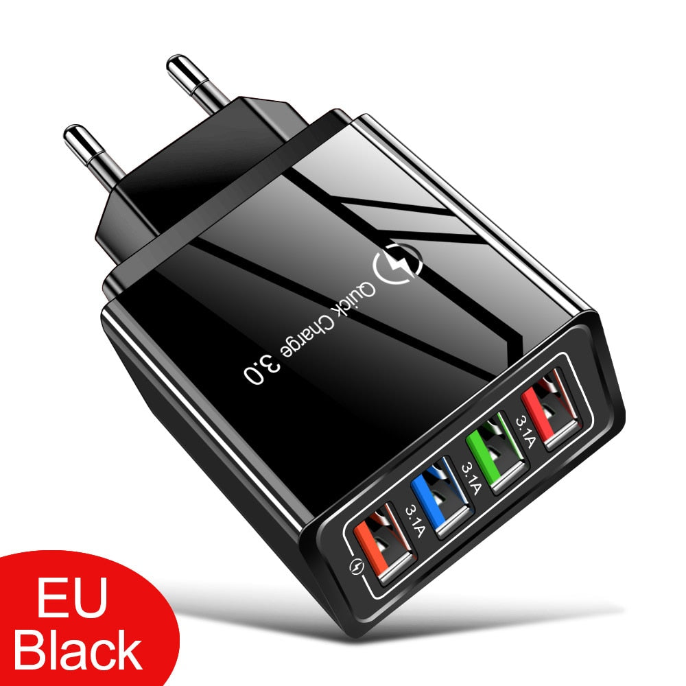 EU/US Plug USB Quick Charger 3.0