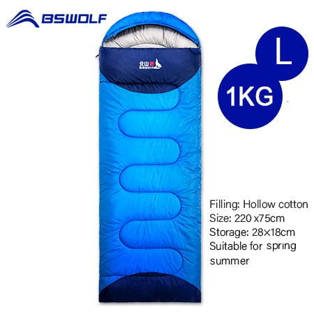 BSWOLF Camping Sleeping Bag Ultralight Waterproof 4 Season Warm Envelope Backpacking Sleeping Bags for Outdoor Traveling Hiking