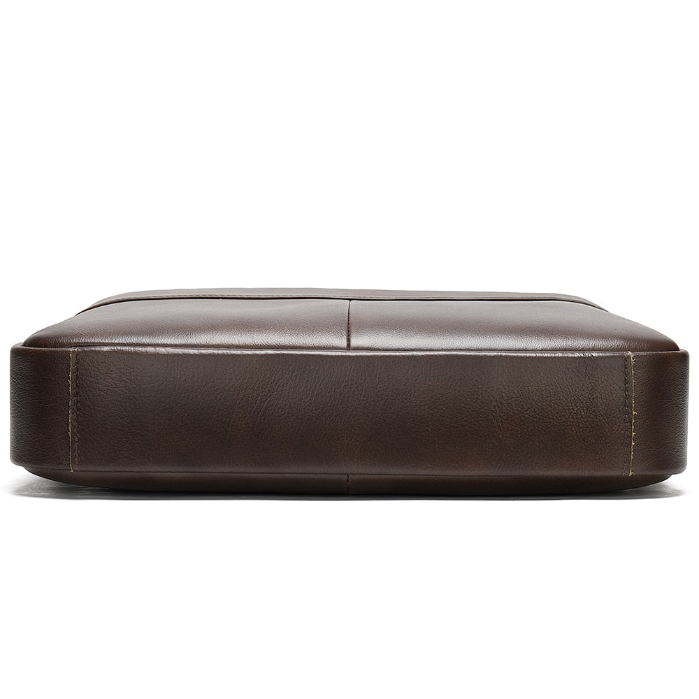 WESTAL Genuine Leather Messenger Bag