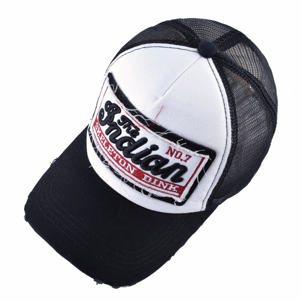 Summer Breathable Mesh Snapback Hat