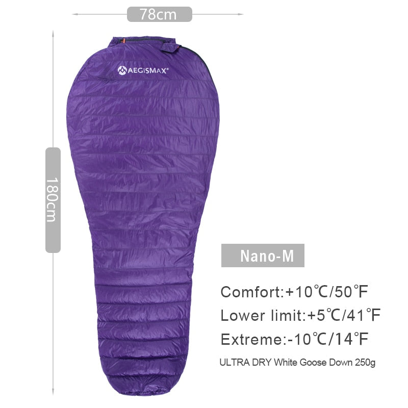 AEGISMAX Ultra-Light Outdoor Camping Sleeping Bag