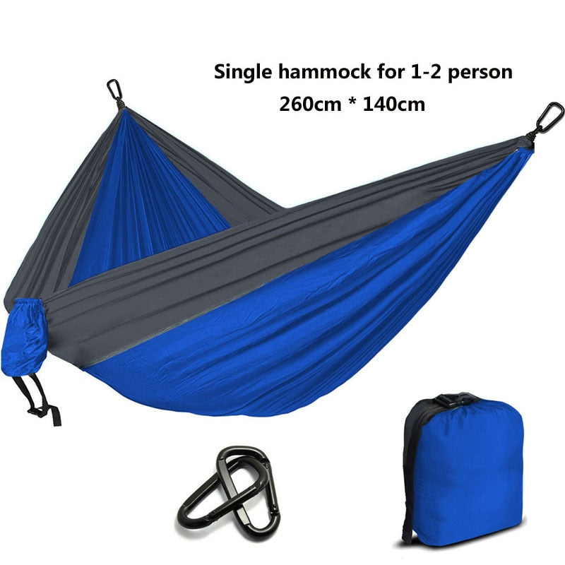 Camping Parachute Hammock Survival Garden Outdoor Furniture Leisure Sleeping Hamaca Travel Double Hammock