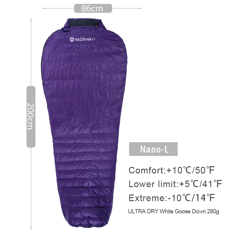 AEGISMAX Ultra-Light Outdoor Camping Sleeping Bag