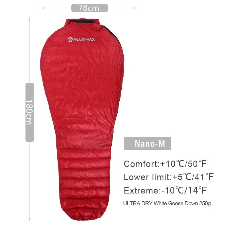AEGISMAX Ultra-Light Outdoor Camping Sleeping Bag