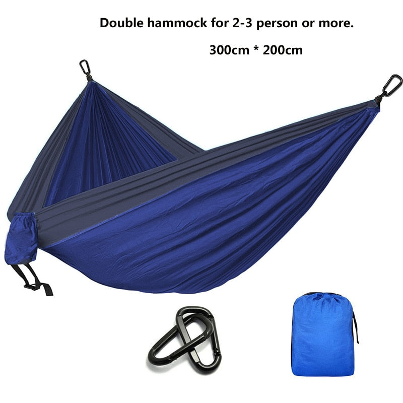 Camping Parachute Hammock Survival Garden Outdoor Furniture Leisure Sleeping Hamaca Travel Double Hammock