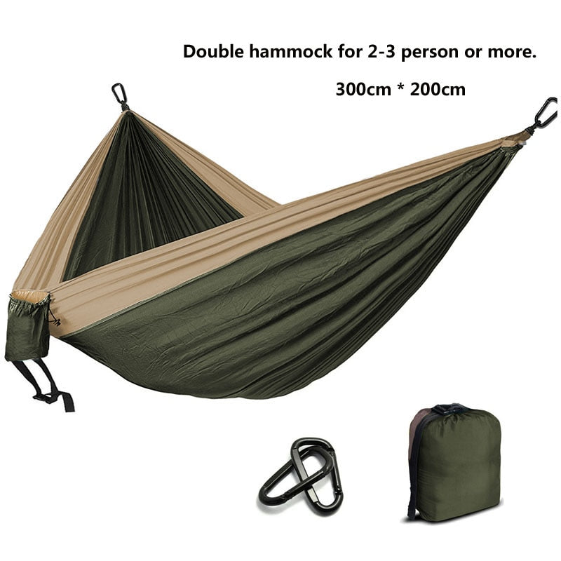 Camping Parachute Hammock Survival Garden Outdoor Furniture Leisure Sleeping Hamaca Travel Double Hammock