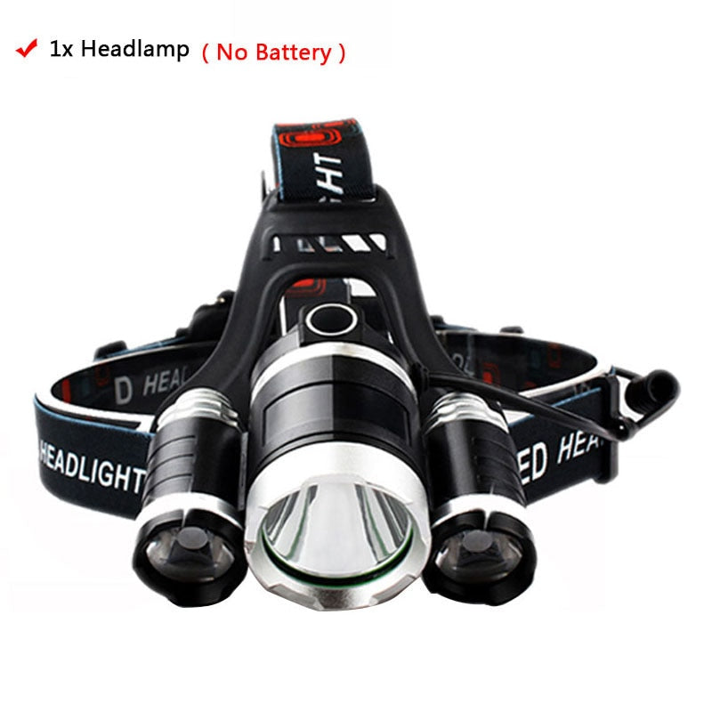 Zoomable 13000LM LED T6 Headlamp