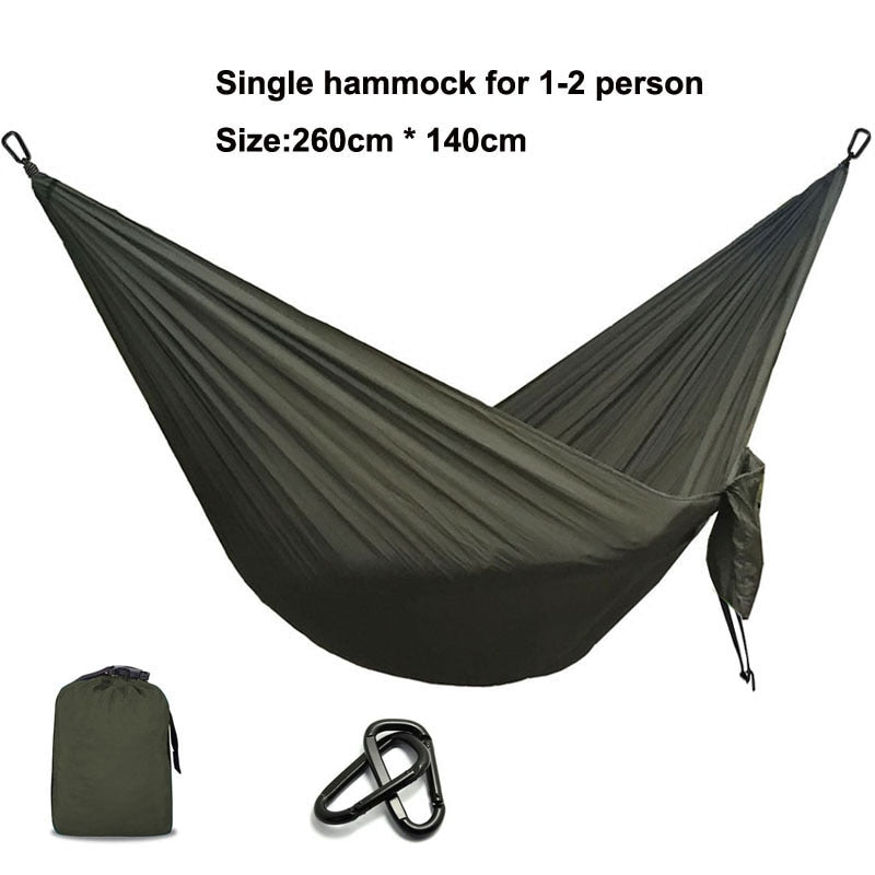 Camping Parachute Hammock Survival Garden Outdoor Furniture Leisure Sleeping Hamaca Travel Double Hammock