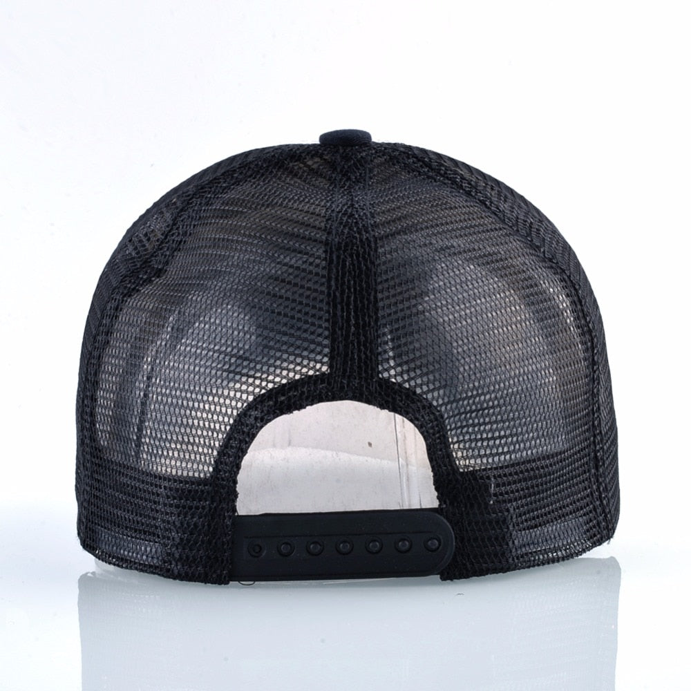 Summer Breathable Mesh Snapback Hat