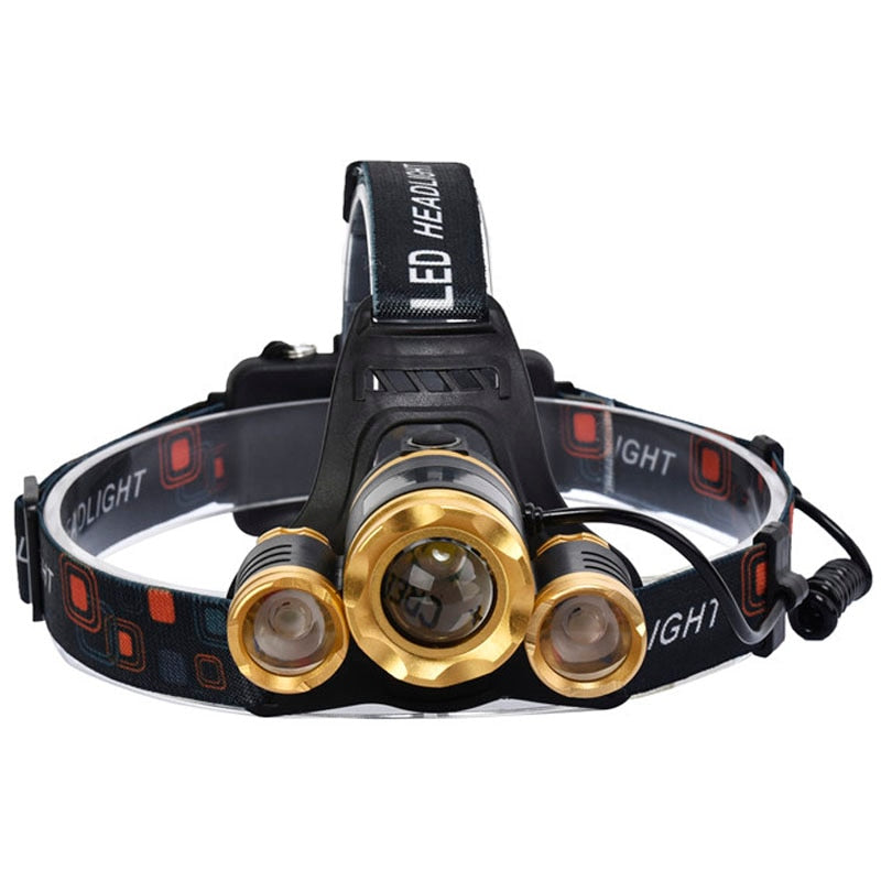 Zoomable 13000LM LED T6 Headlamp