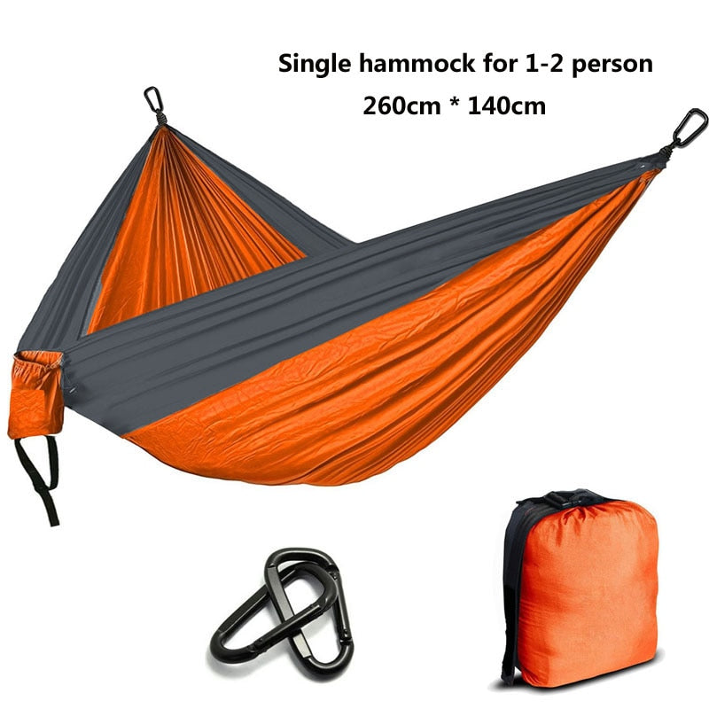 Camping Parachute Hammock Survival Garden Outdoor Furniture Leisure Sleeping Hamaca Travel Double Hammock