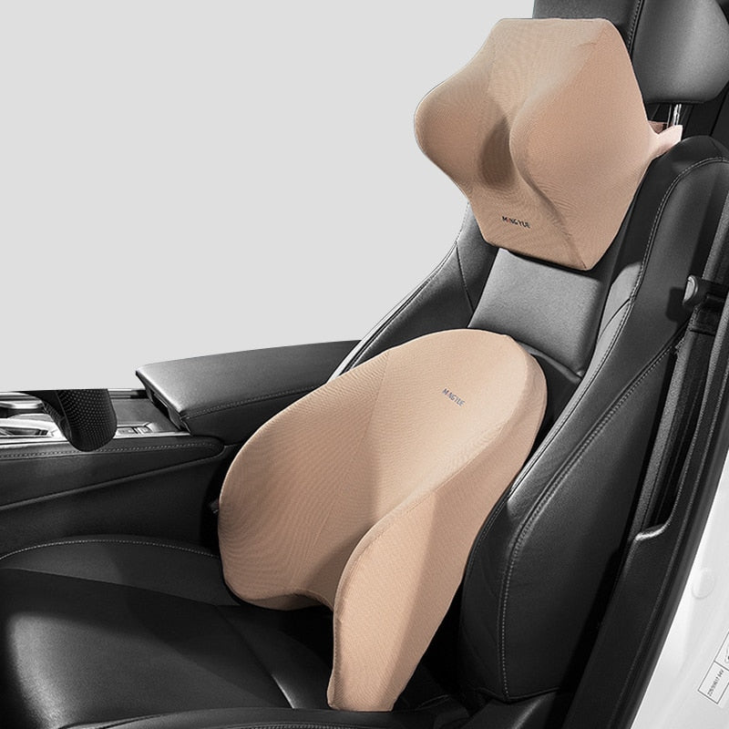 Car Lumbar & Neck Pillow Support