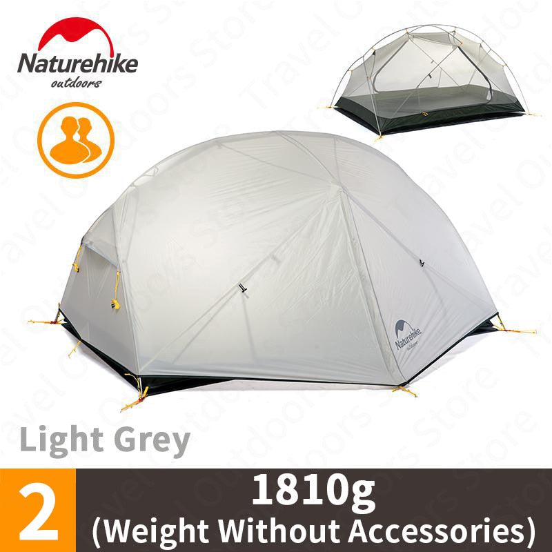 NatureHike Ultralight 20D Nylon Silicone Mongar Camping Tent