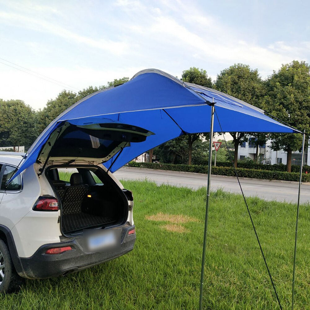 Car Awning Outdoor Camping SUV Car Trunk Tent Car Side Awning Roof Top Tent Awning Waterproof UV Tent Rooftop Tent Awning