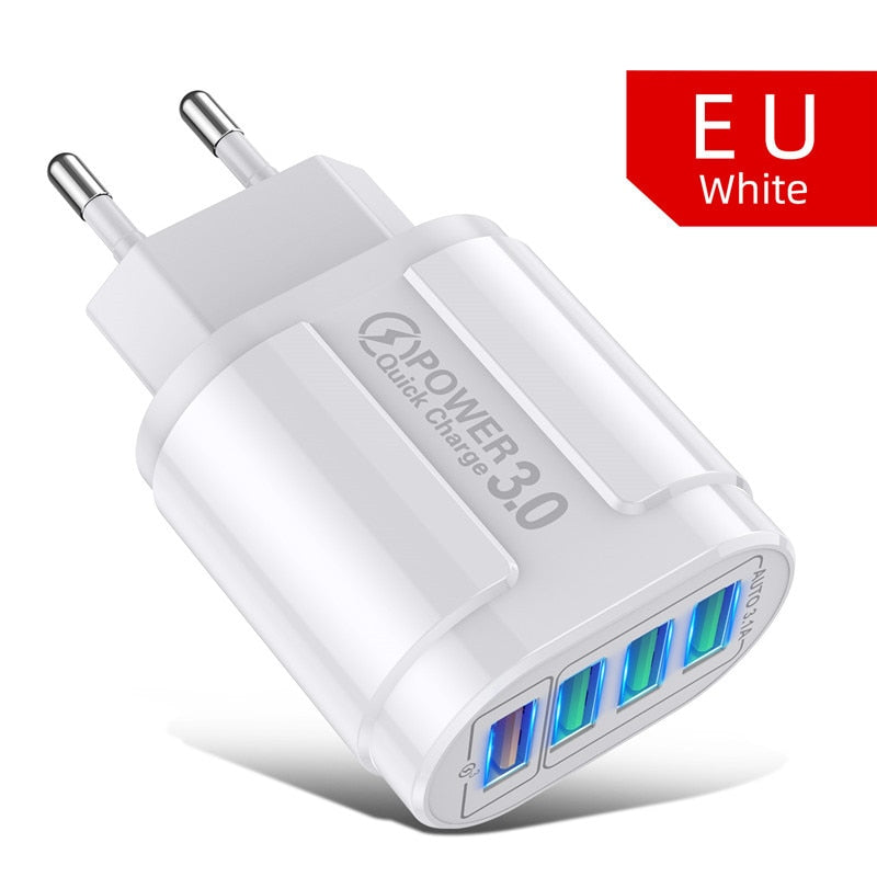 USLION 48W USB Fast Charger Adapter 3.0